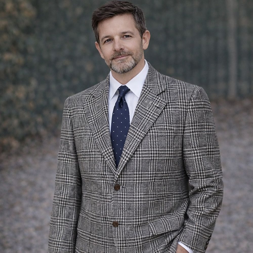 Nino Cerrutti 1881 Cashmere Houndstooth Blazer Made in Italy